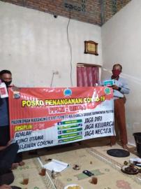 Sosialisasi dan Pendirian Posko PPKM Mikro RT 19