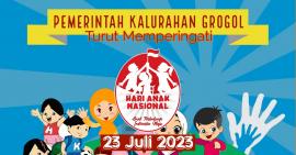 Selamat Memperingati Hari Anak Nasional Tahun 2023