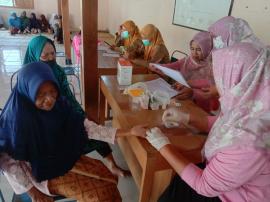 Pelaksanaan Posbindu Terintegrasi Posyandu Nyawiji ILP di 6 Padukuhan