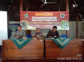 Muskalsus Ketahanan Pangan Dana Desa Kalurahan Grogol Tahun 2025