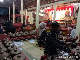 Pagelaran Wayang Kulit Bersama Karawitan Lestari Budoyo